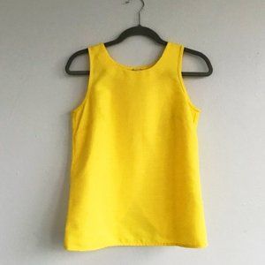 J. Crew Cross Back Yellow Tank Top (2)